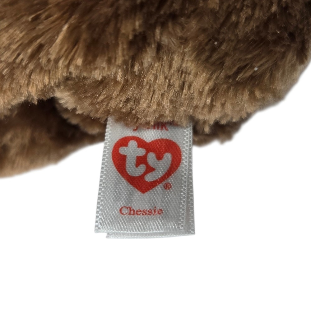 Ty Chessie Monkey 8" Beanie Boo Brown‎ Stuffed Plush Gold Glitter Eyes NWT 2022 - Picture 7 of 7